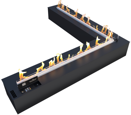 Автоматический биокамин ABC Smart Fire A3 1500 угловой